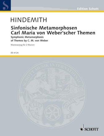 Sinfonische Metamorphosen f�r Orchester Klavierauszug - 4-h�ndig