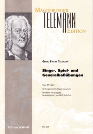 Singe-, Spiel- und Generalba��bungen TWV25:39-85 f�r Gesang und Klavier
