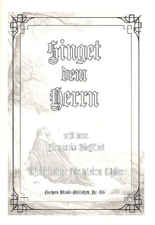 Singet dem Herrn f�r gem Chor a cappella Partitur