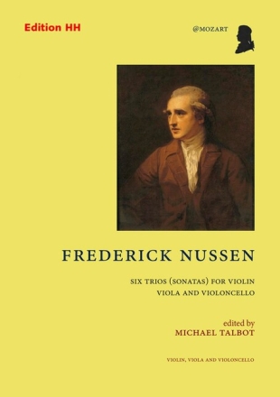 Six string trios Violine, Viola, Violoncello Partitur und Stimmen