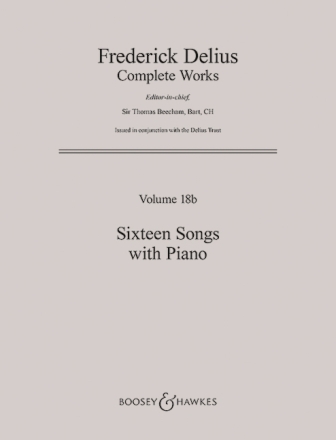 Sixteen Songs with Piano Band 18b f�r Singstimme und Klavier