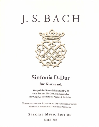 SME988 Sinfonia D-Dur f�r Klavier