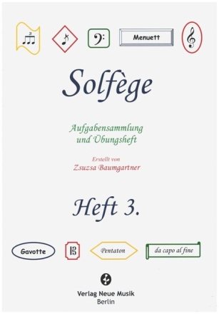 Solf�ge Band 3  Aufgabensammlung und �bungsheft