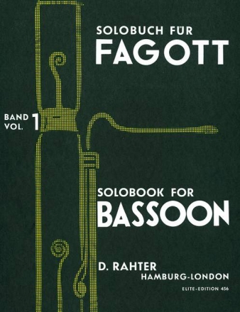 Solobuch Band 1 f�r Fagott und Klavier