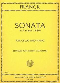 Sonata A major for cello and piano