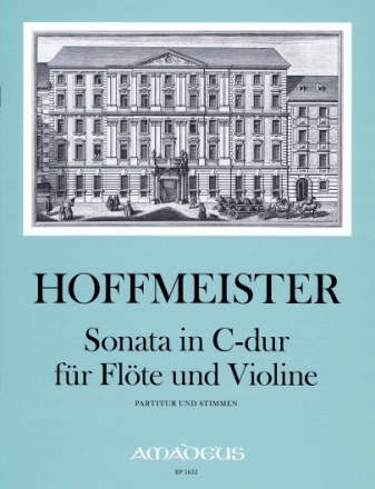 Sonata C-Dur f�r Fl�te und Violine Partitur und Stimmen