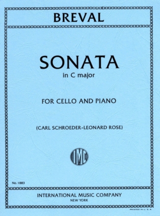 Sonata C major for cello and piano