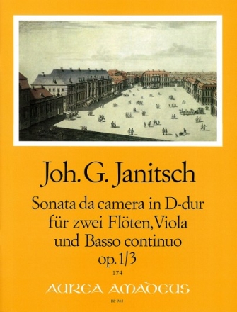 Sonata da camera D-Dur op.1,3 f�r 2 Fl�ten, Viola und Bc