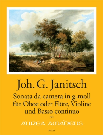 Sonata da camera g-Moll f�r Oboe (Fl�te), Violine und Bc Partitur und Stimmen
