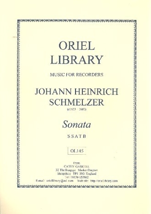 Sonata for 5 recorders (SSATB) parts