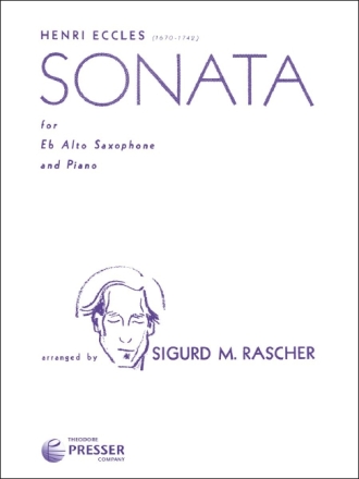 Sonata for e flat alto saxophone and piano