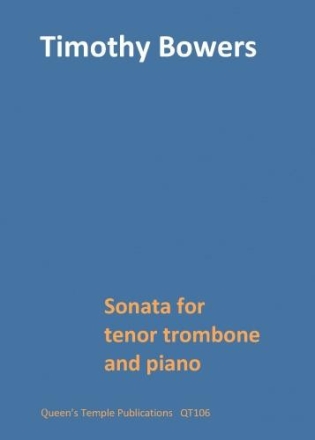Sonata for tenor trombone and piano Partitur und Stimme