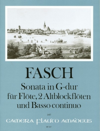 Sonata G-Dur f�r Fl�te, 2 Altblockfl�ten und Bc