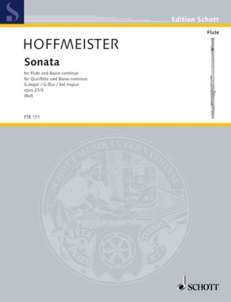 Sonata G-Dur op. 21/3 f�r Fl�te und Basso continuo