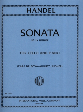 Sonata g minor for violoncello and piano