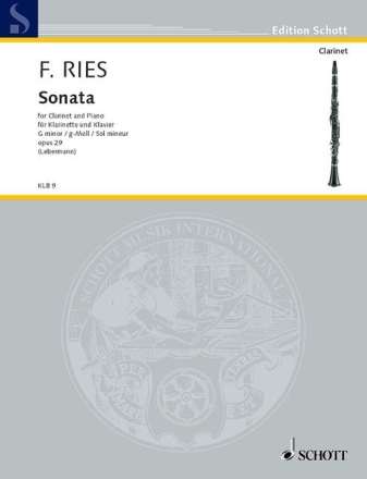 Sonata g-Moll op. 29 f�r Klarinette und Klavier