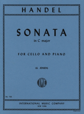Sonata in C major for violoncello and piano