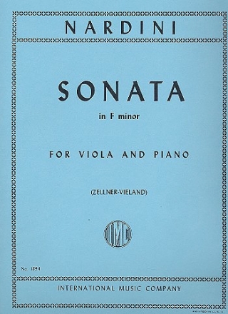 Sonata in f Minor for viola and piano