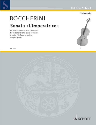 Sonata L'imperatrice A-Dur f�r Violoncello und Bc
