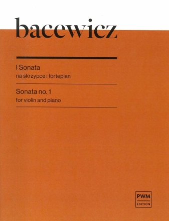 Sonata no.1 for violin and piano