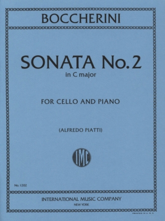 Sonata No. 2 c Major for violoncello and piano
