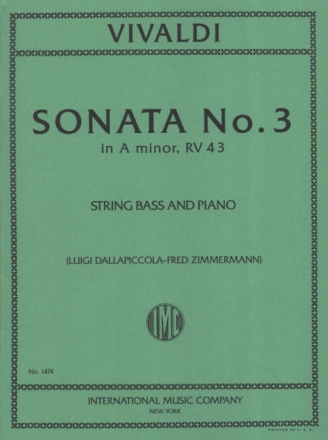 Sonata no.3 for string bass and
