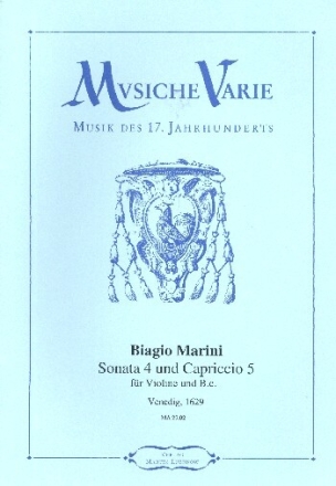Sonata Nr.4  und  Capriccio op.8 f�r Violine und Bc