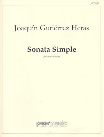 Sonata simple for flute and piano
