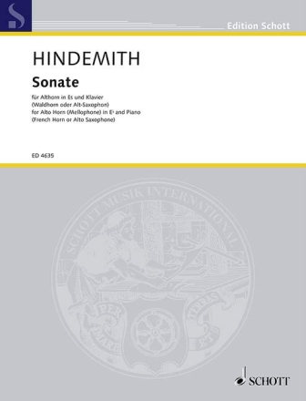 Sonate (1943) f�r Althorn in Es (Waldhorn oder Alt-Saxophon) und Klavier