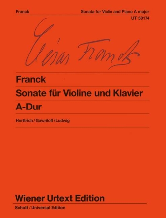 Sonate A-Dur f�r Violine und Klavier