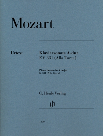 Sonate A-Dur KV331 (KV300i) f�r Klavier revidierte Neuausgabe 2015
