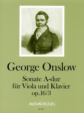 Sonate A-Dur op.16,3 f�r VIOLA UND KLAVIER