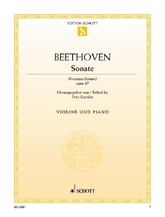 Sonate A-Dur op.47 f�r Violine und Klavier