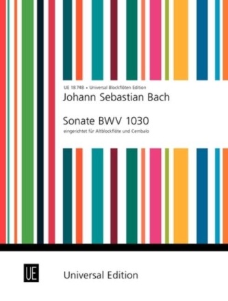Sonate a-Moll BWV1030 f�r Altblockfl�te und Cembalo