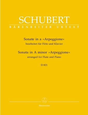 Sonate a-Moll D821 'Arpeggione' f�r Fl�te und Klavier