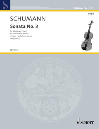 Sonate a-Moll Nr.3 f�r Violine und Klavier