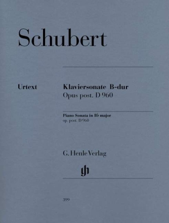 Sonate B-Dur D960 f�r Klavier
