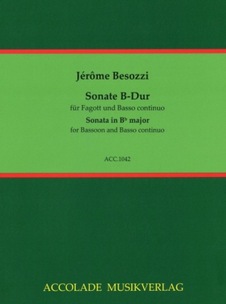 Sonate B-Dur f�r Fagott und Bc