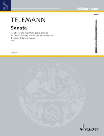 Sonate B-Dur f�r Oboe und Bc