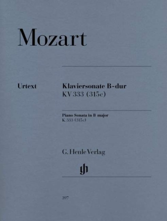 Sonate B-Dur KV333 f�r Klavier