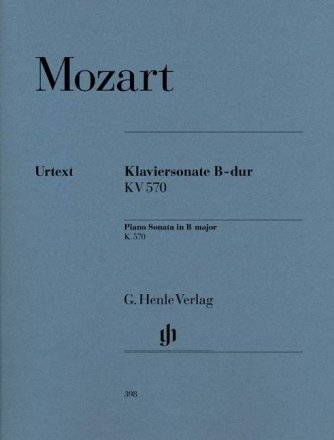 Sonate B-Dur KV570 f�r Klavier