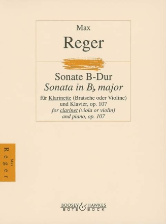 Sonate B-Dur op.107 f�r Klarinette (Violine, Viola) und Klavier