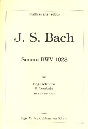 Sonate BWV1028 f�r Englischhorn und Cembalo
