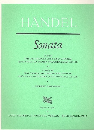Sonate C-Dur f�r Altfl�te und Gitarre