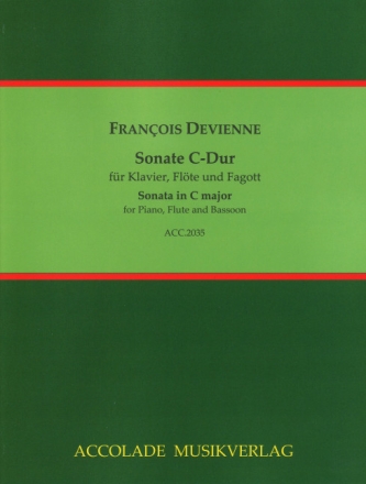 Sonate C-Dur f�r Klavier, Fl�te und Fagott Partitur und Stimmen
