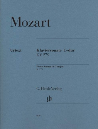 Sonate C-Dur KV279 f�r Klavier
