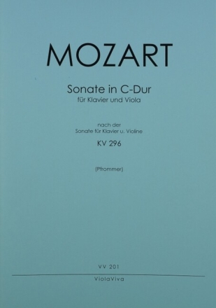 Sonate C-Dur KV296 f�r Violine und Klavier f�r Viola und Klavier