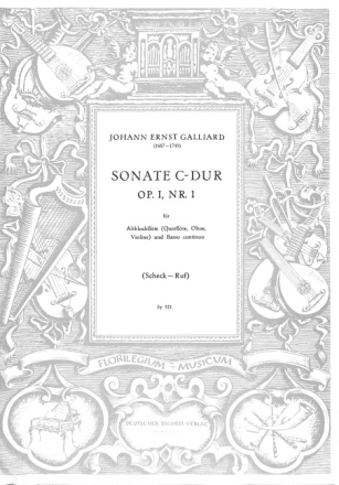 Sonate C-Dur op.1,1 f�r Altblockfl�te und Bc