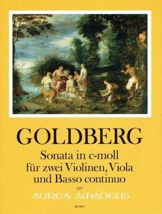 Sonate c-Moll f�r 2 Violinen, Viola und Bc Partitur und Stimmen