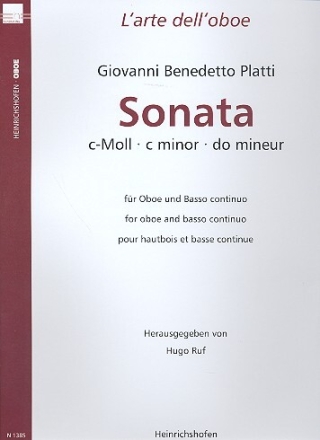 Sonate c-Moll f�r Oboe und Bc